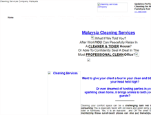 Tablet Screenshot of malaysiacleaningservices.com